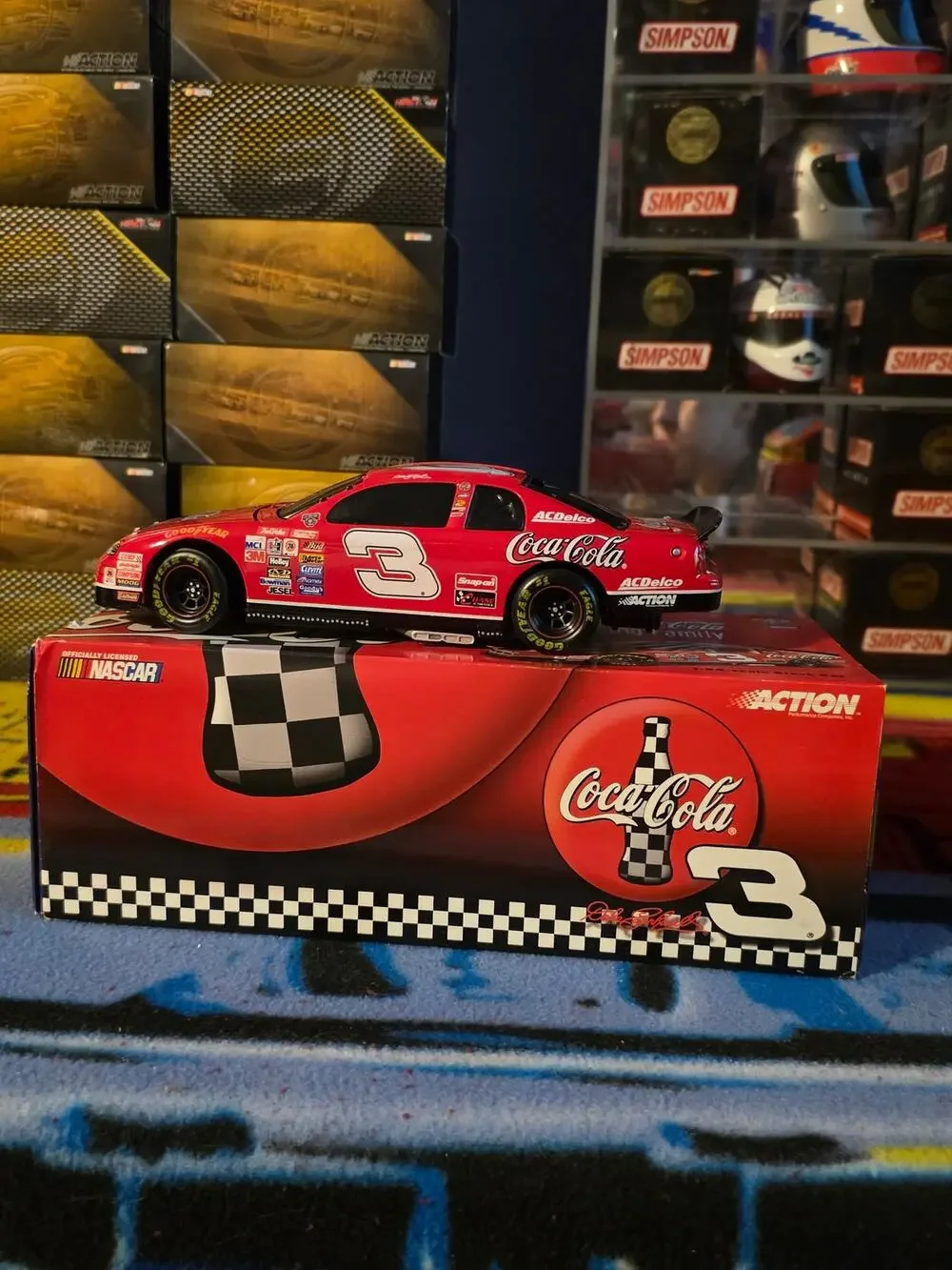 Dale Earnhardt #3 Coca-Cola 1998 Monte Carlo Action Platinum Bank Nascar